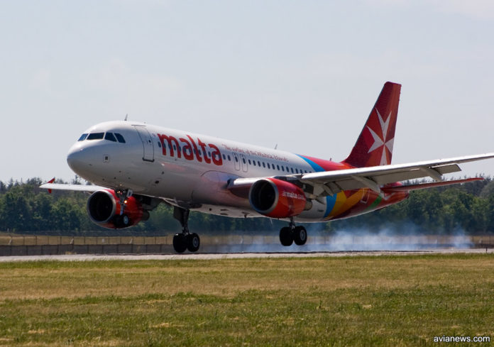 Airbus A320 авиакомпании Air Malta