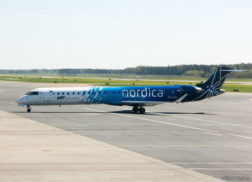 Bombardier CRJ 900 авиакомпании Nordica