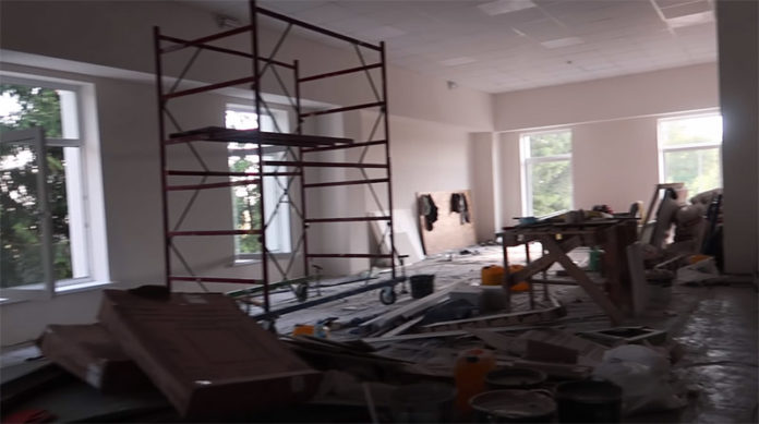 Неотремонтированные помещения в аэропорту Полтава
