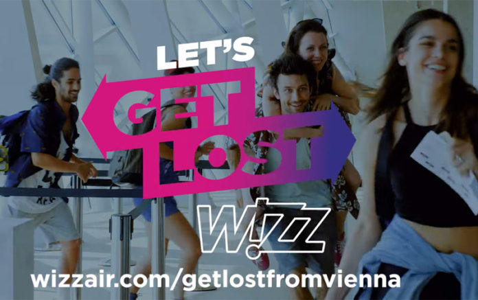 Кадр из рекламы конкурса Wizz Air