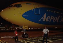 Boeing 767 "АэроСвита" в Бангкоке, Таиланд. Фото: Виктор Логвиненко