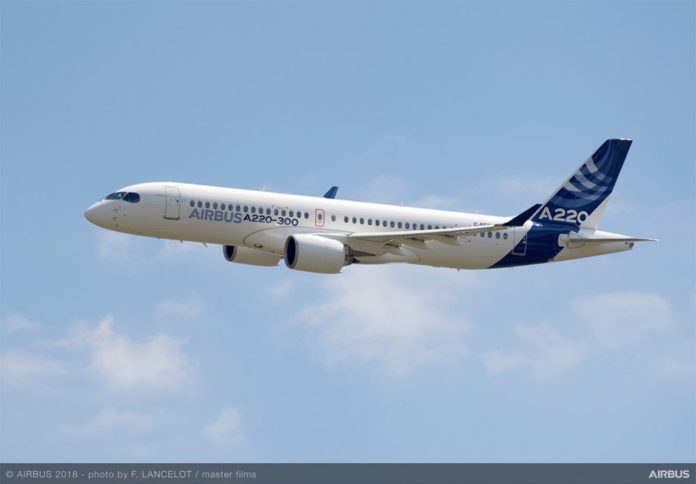 Airbus A220-300, фото: Airbus