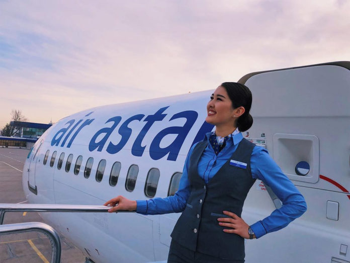 Бортпроводник авиакомпании Air Astana