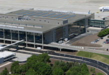 Новый терминал в аэропорту Донецк в 2012 году