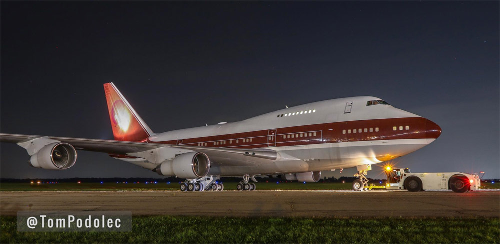 Boeing 747 SP в роскошно компоновке ранее возил королевскую семью Катара