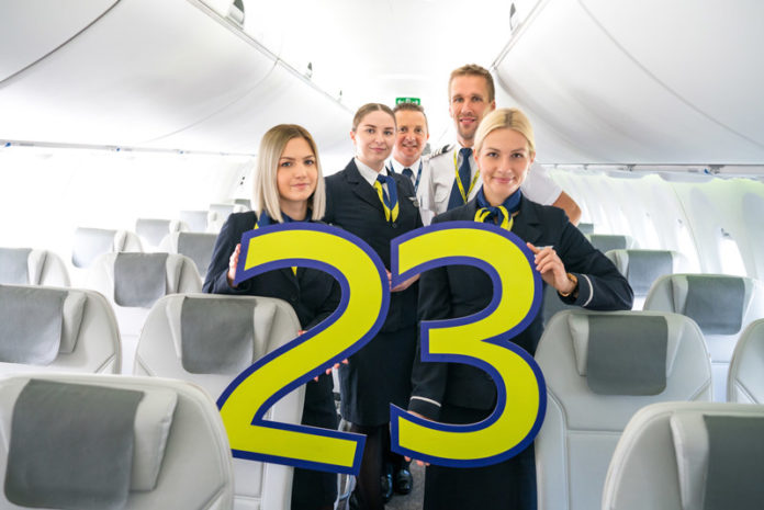 airBaltic отметила свое 23-летие специальной скидкой на авиабилеты