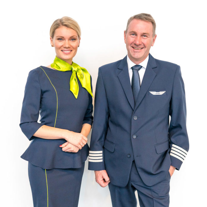 Новая форма экипажей авиакомпании airBaltic