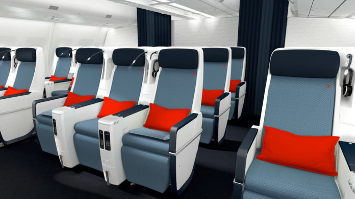 Новый салом премиум-эконома Air France