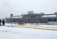 Международный терминал в аэропорту Жуляны. Фото аэропорта