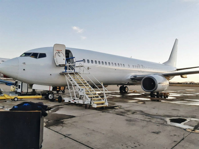 Boeing 737-800 SkyUp с регистрацией UR-SQF. Фото: SkyUp
