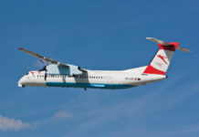 Bombardier Q400 авиакомпании Austrian Airlines