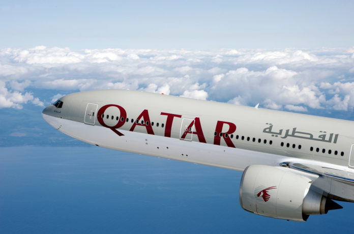 Boeing 777 авиакомпании Qatar Airways