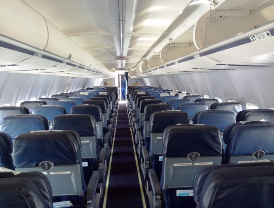 Салон Boeing 737-500 "Трансаэро" VP-BYO