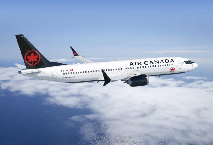 Boeing 737 MAX 8 Air Canada