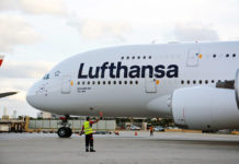 Airbus A380 авиакомпании Lufthansa