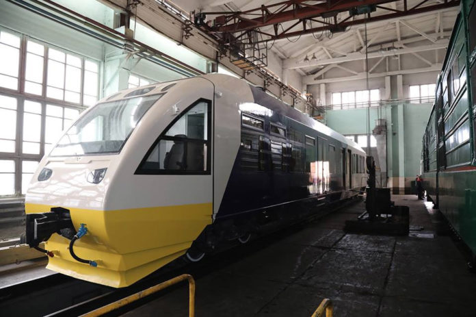 PESA 620M после ремонта для маршрута в аэропорт Борисполь