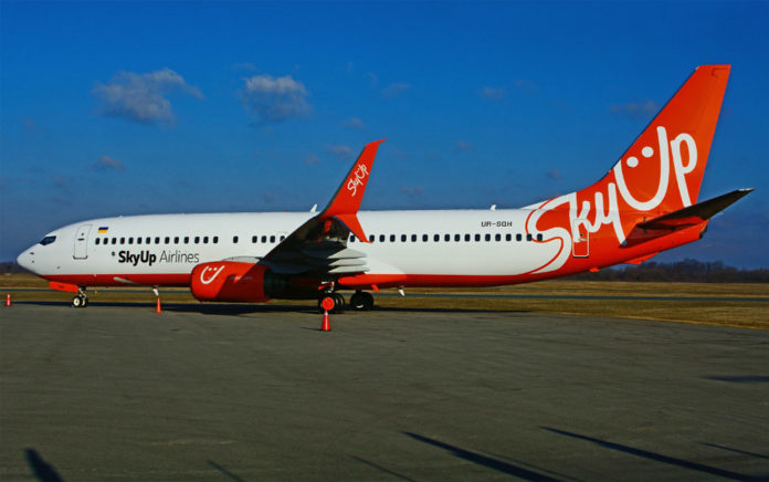 Boeing 737-800 SkyUp UR-SQH