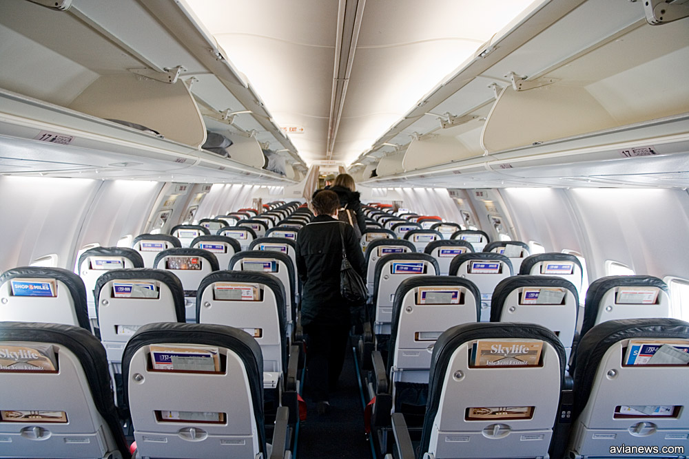 Салон Boeing 737-800 Turkish Airlines