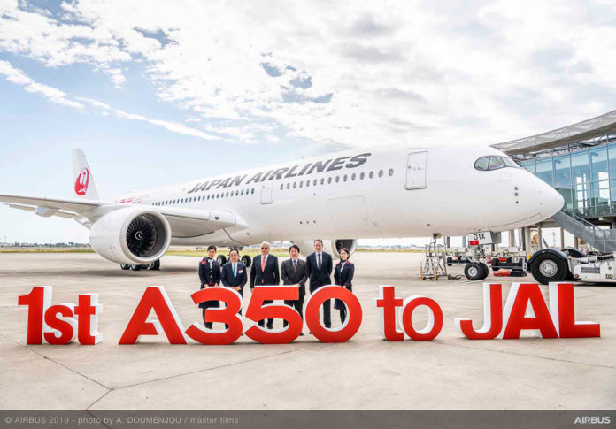 Первый Airbus A350-900 для Japan Airlines (JAL)