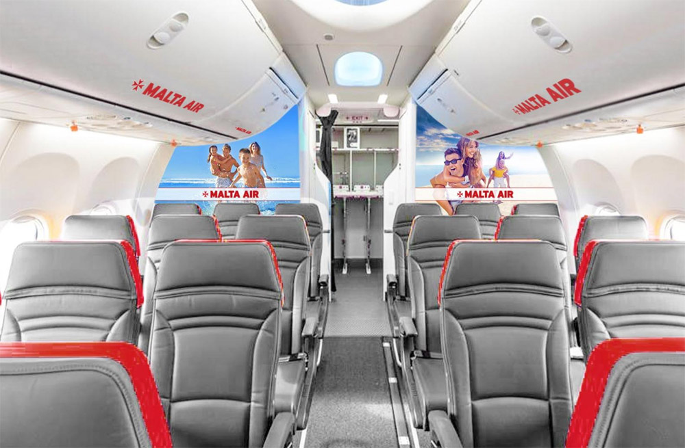 Так будет выглядеть салон самолетов Malta Air