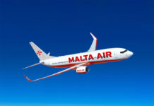 Boeing 737-800 в ливрее Malta Air