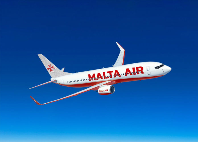 Boeing 737-800 в ливрее Malta Air