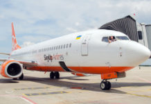 Boeing 737-800 SkyUp в аэропорту Харькова