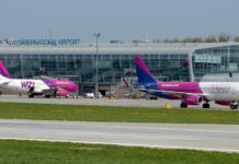 Самолеты Wizz Air в аэропорту Львов