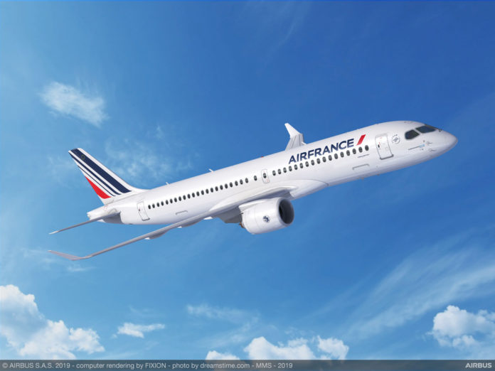 Airbus A220-300 в ливрее Air France