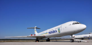 Президентский Ил-62 UR-86528 ГАП "Украина