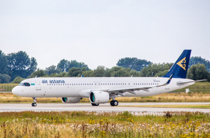 Airbus A321LR Air Astana