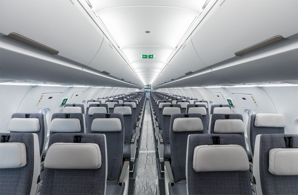 Кресла эконом-класса в Airbus A321LR Air Astana