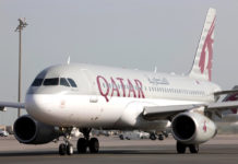 Airbus A320 Qatar Airways