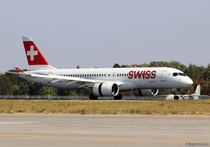 Airbus A220 Swiss
