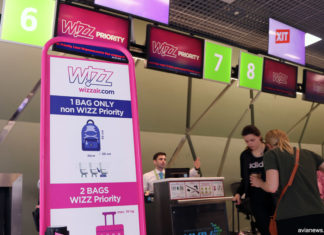 Регистрация пассажиров Wizz Air в аэропорту