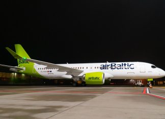 Airbus A220-300 YL-AAV airBaltic
