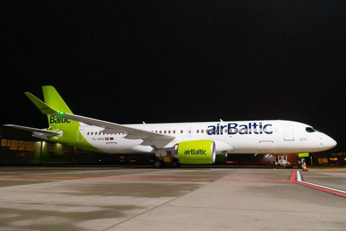 Airbus A220-300 YL-AAV airBaltic