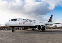 Первый Airbus A220-300 Air Canada