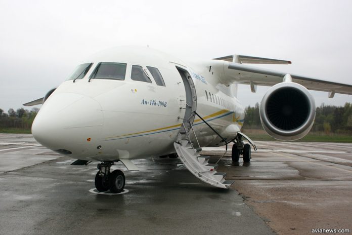 Первый серийный Ан-148, произведенный в Киеве