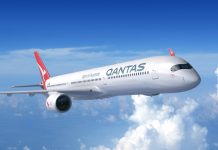 Airbus A350-1000 в ливрее Qantas