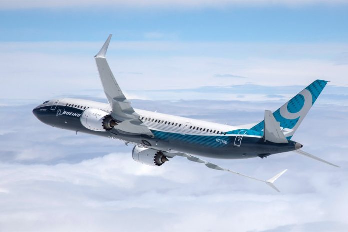 Boeing 737 MAX 9 в полете