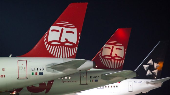 Хвосты самолетов Ernest Airlines