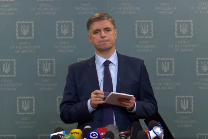 Министр иностранных дел Украины Вадим Пристайко