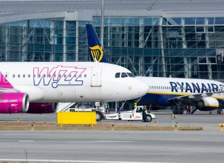 Самолеты Wizz Air и Ryanair