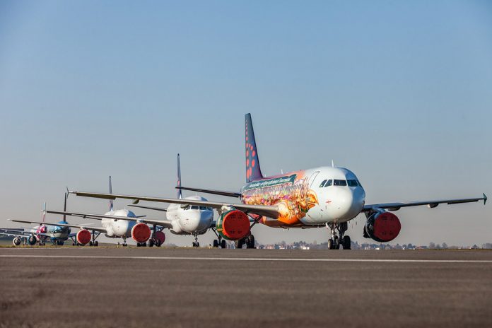 Остановленный флот Brussels Airlines