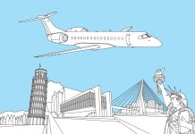 Раскраска с Embraer 145