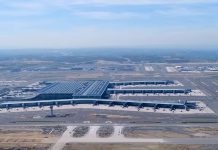 Новая полоса в аэропорту Стамбула расположена рядом с зоной терминала, которая обслуживает внутренние рейсы