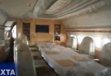 Интерьер Boeing 767? на котором летает президент Беларуси Александр Лукашенко