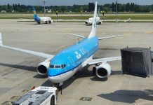 Boeing 737-700 KLM в аэропорту Борисполь