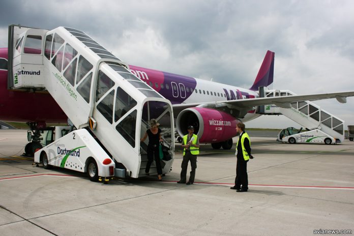Wizz Air в аэропорту Дортмунд